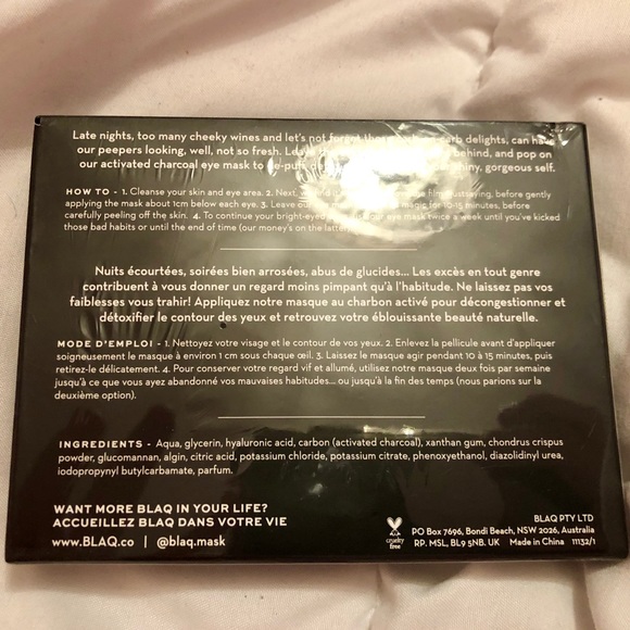 BLAQ eye mask never used - Picture 3 of 3